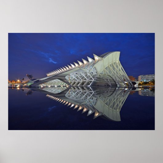 Valencia reflecteerde poster (Voorkant)