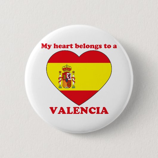 Valencia Ronde Button 5,7 Cm (Voorkant)