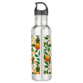 Valencia Sinaasappel en Blossom gepersonaliseerd Waterfles (Achterkant)