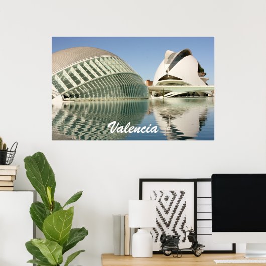 Valencia Spain Print (Thuiskantoor)