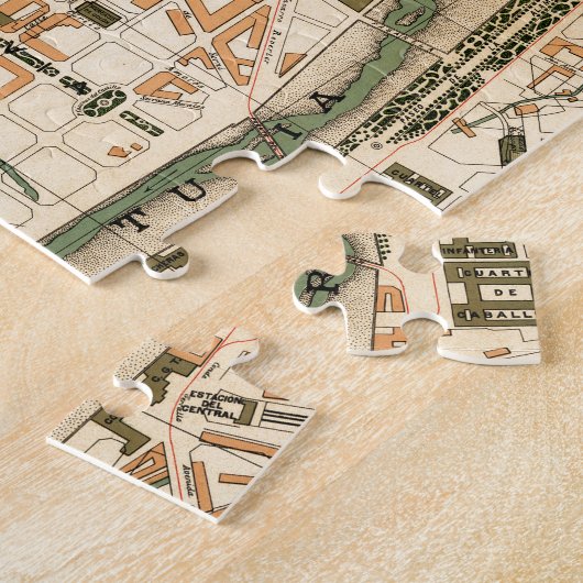 Valencia Spanje 1904 Legpuzzel (Zijkant)