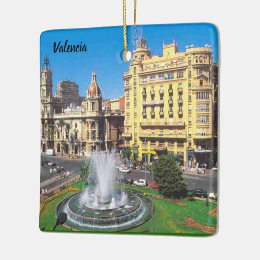 Valencia Spanje Aangepast panoramisch decoratief Keramisch Ornament (Links)