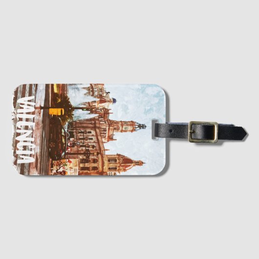 Valencia Spanje Architectuur Reizen Bagagelabel (Voorkant (horizontaal))