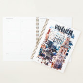 Valencia Spanje Architectuur Waterverf Stad Planner (Display)