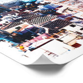 Valencia Spanje Architectuur Waterverf Stad Poster (Hoek)