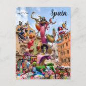 Valencia Spanje Briefkaart (Voorkant)