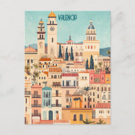Valencia Spanje Briefkaart
