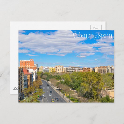 Valencia, Spanje Briefkaart (Voorkant / Achterkant)