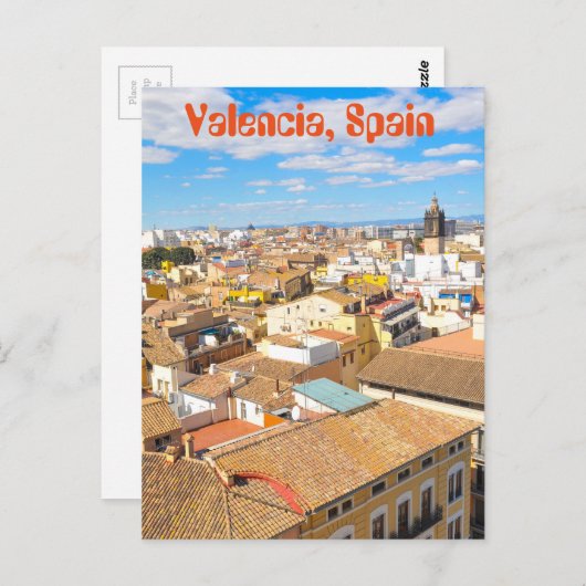 Valencia, Spanje Briefkaart (Voorkant / Achterkant)