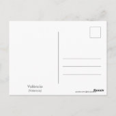 Valencia (Spanje) Briefkaart (Achterkant)