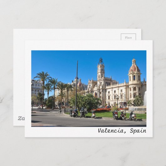 Valencia, Spanje Briefkaart (Voorkant / Achterkant)