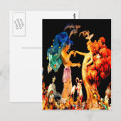 Valencia Spanje campanar fallanou Briefkaart (Voorkant / Achterkant)