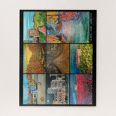 Valencia Spanje Collage Schilderij van Alfred Fox Legpuzzel (Verticaal)