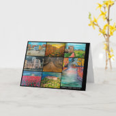 Valencia Spanje Collage Schilderijen van Alfred Fo Kaart (Gele Bloem)