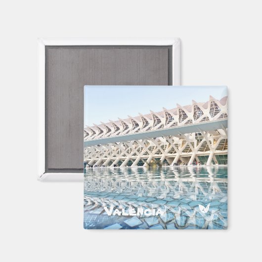 Valencia, Spanje - door Velvet Escape Magneet (Voorkant / Achterkant)