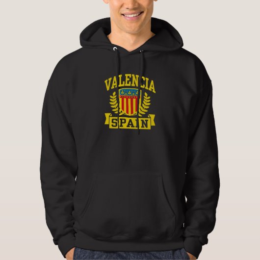 Valencia Spanje Hoodie (Voorkant)