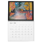 Valencia Spanje Kunst van Alfred Fox Kalender (Mar 2026)