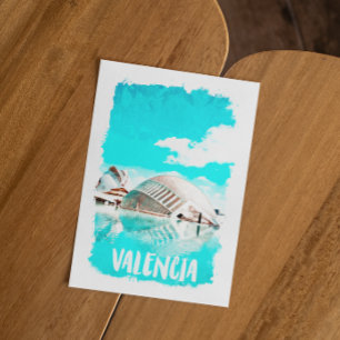 Valencia Spanje L’Hemisfèric Briefkaart