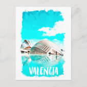 Valencia Spanje L’Hemisfèric Briefkaart (Voorkant)