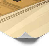 Valencia Spanje  minimumreisposter Poster (Hoek)