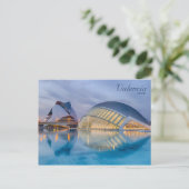 Valencia Spanje Moderne Architectuur Ansichtkaart Briefkaart (Staand voorkant)