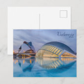 Valencia Spanje Moderne Architectuur Ansichtkaart Briefkaart (Voorkant / Achterkant)