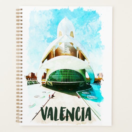 Valencia Spanje Palau de les Arts Reina Sofía Planner (Voorkant)