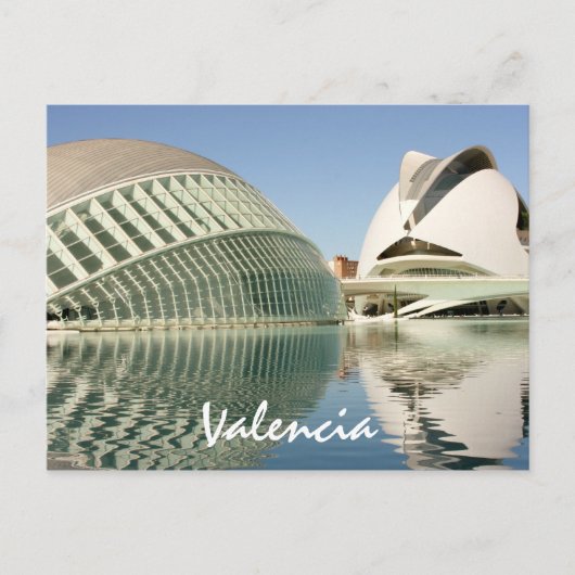 Valencia Spanje Post Card Briefkaart (Voorkant)