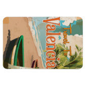 Valencia, Spanje Poster vakantie Magneet (Horizontaal)