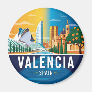 Valencia Spanje Reizen Magneet