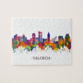 Valencia Spanje Skyline Legpuzzel (Horizontaal)