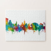 Valencia Spanje Skyline Legpuzzel (Horizontaal)