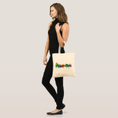Valencia Spanje Skyline Tote Bag (Voorkant (model))