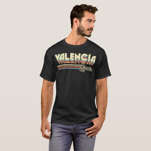 Valencia Spanje Stadsbezoek T-shirt (Voorkant volledig)