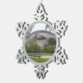 Valencia, Spanje Tin Sneeuwvlok Ornament (Rechts)