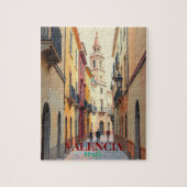 Valencia Spanje Travel Art Vintage Legpuzzel (Verticaal)