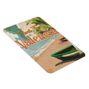 Valencia,Spanje Vintage vakantieposter Magneet