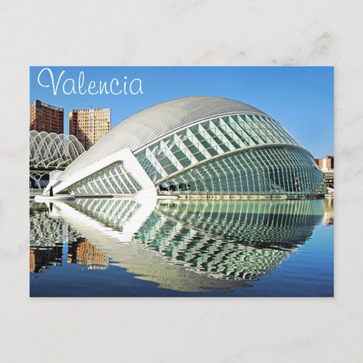 Valencia, Stad van Kunsten en Wetenschappen Briefkaart (Voorkant)