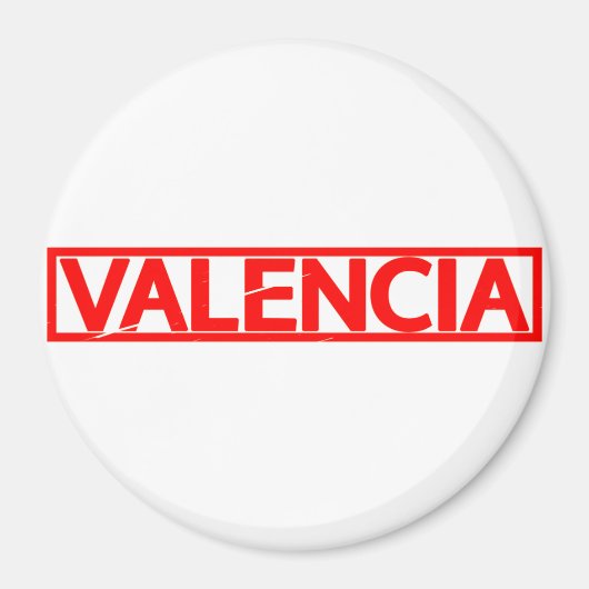 Valencia Stamp Magneet (Voorkant)