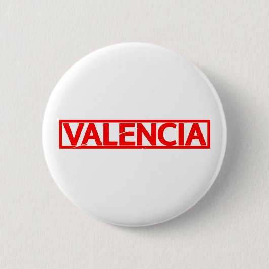 Valencia Stempel Ronde Button 5,7 Cm (Voorkant)