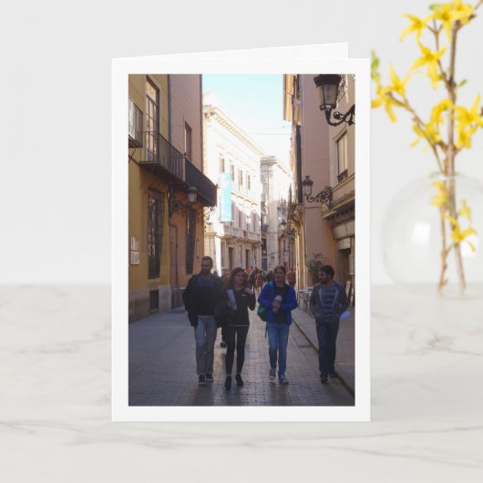 Valencia, Valencia, España Kaart (Gele Bloem)