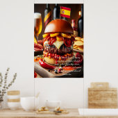 Valencia Vista: Chorizo Indulgence 24x36 Poster (Keuken)