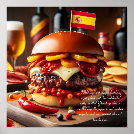 Valencia Vista: Chorizo Indulgence Poster (Voorkant)