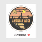 Valencia West, Arizona Sticker (Vel)