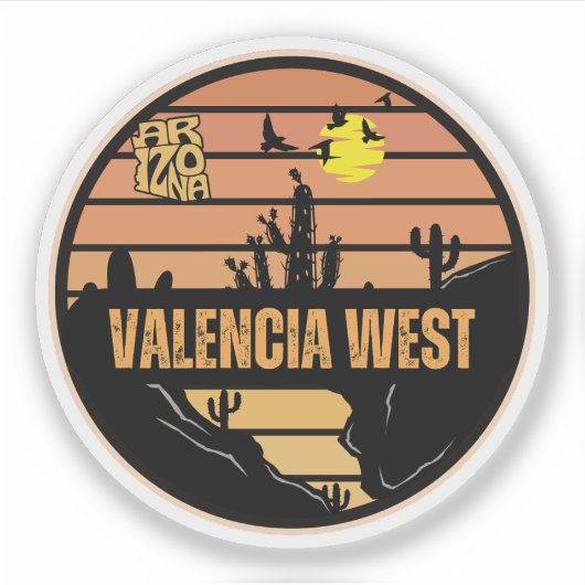 Valencia West, Arizona Sticker (Voorkant)
