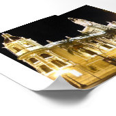 Valencia White Lights Building Poster (Hoek)