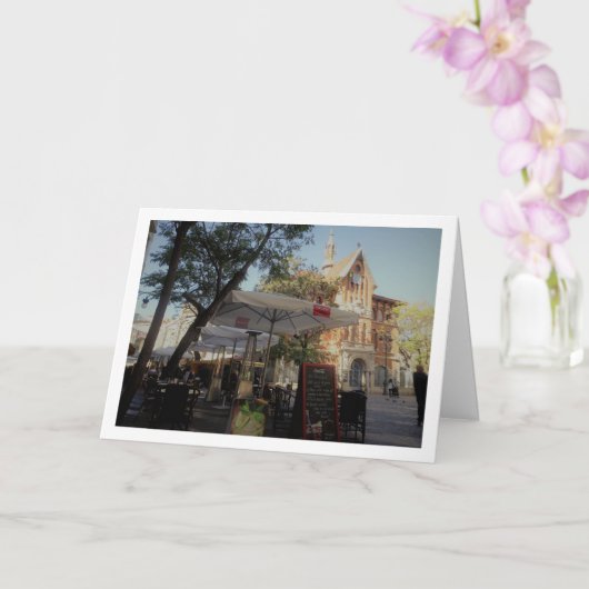 Valenciaans café, stad Valencia, Spanje Kaart (Orchidee)