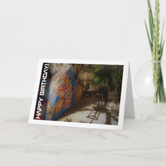 Valenciaanse Straatkunst, Spanje Kaart (Voorkant)