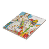 Valenciaanse tegel tegeltje (Zijkant)