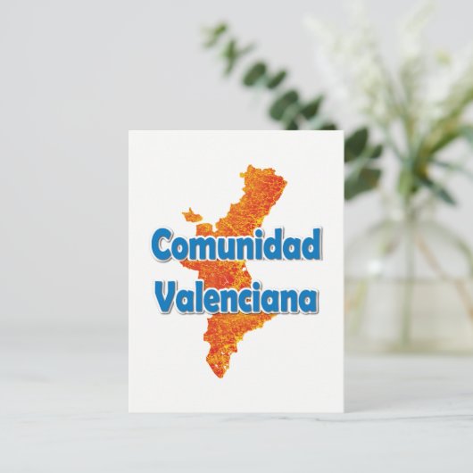 Valencian Community Briefkaart (Staand voorkant)